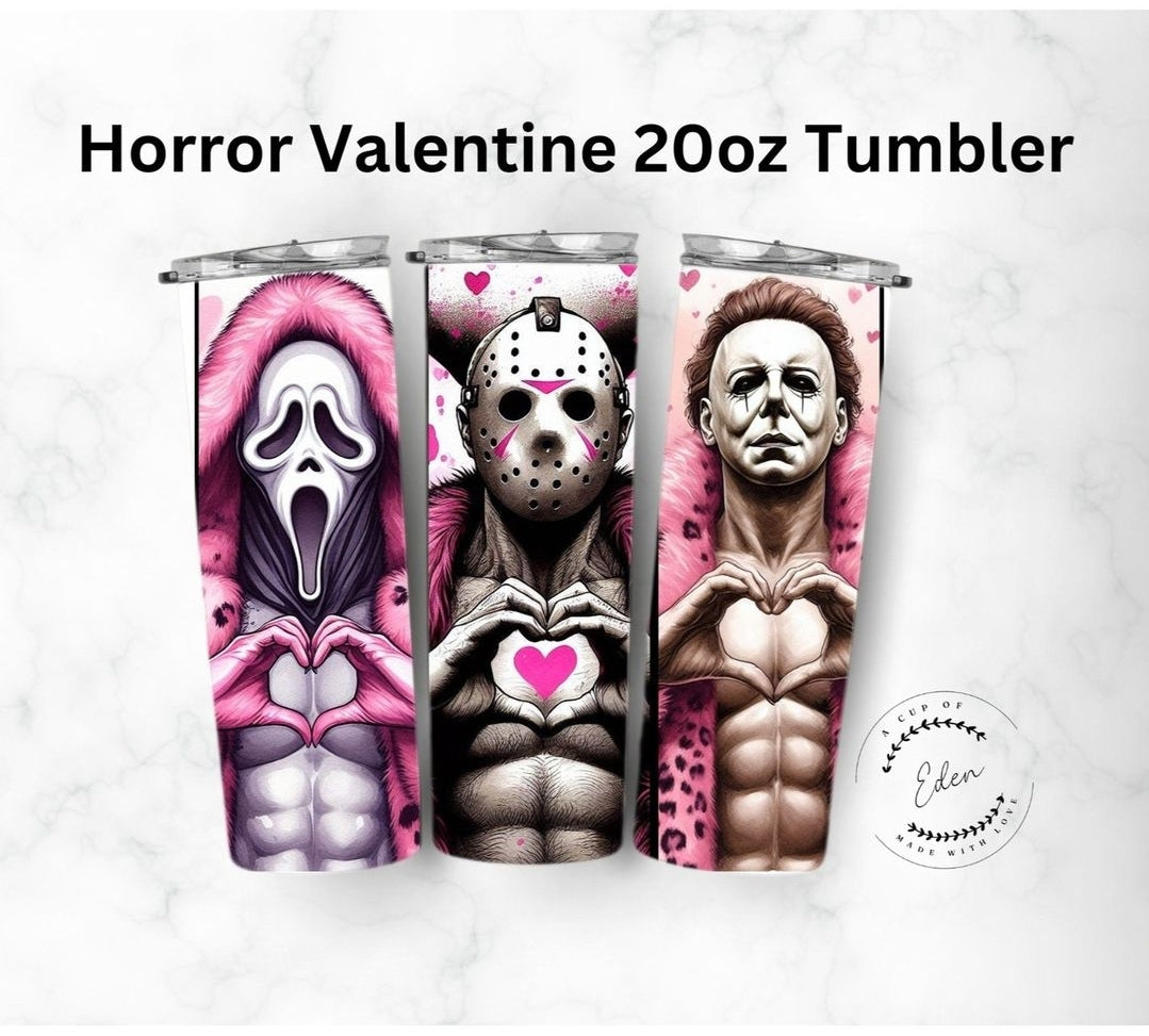Horror Valentine 20oz Tumbler