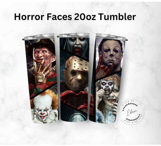 Horror faces 20oz Tumbler